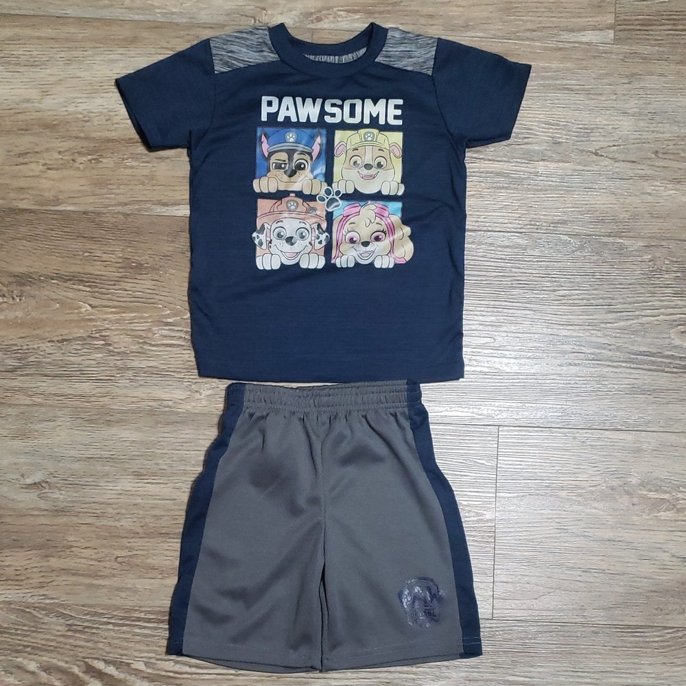Nickelodeon Navy Blue and Gray "Pawsome" Paw Patrol Matching Set